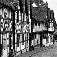 Buy canvas prints of Warwick Black and White House by Tony Bates