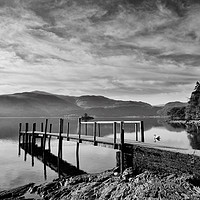 Buy canvas prints of Derwent water Hawes End Landing by Tony Bates