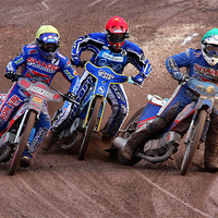 Buy canvas prints of Speedway Riders by Tony Bates