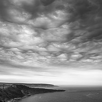 Buy canvas prints of Asperitas clouds  Dorset coast by Tony Bates