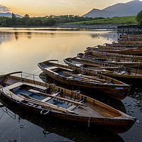 Buy canvas prints of Derwent rowing boats by Tony Bates