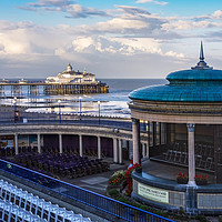 Buy canvas prints of Eastbourne pier and bandstand by Tony Bates