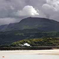 Buy canvas prints of The Cambrian steam train by Tony Bates