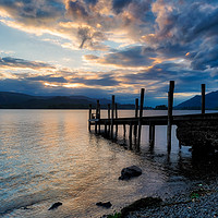 Buy canvas prints of Ashness Jetty Derwent Water by Tony Bates