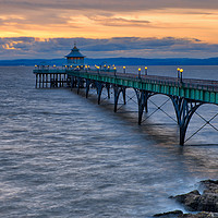 Buy canvas prints of Clevedon Pier by Tony Bates
