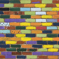 Buy canvas prints of Painted Bricks by Tony Bates