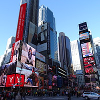 Buy canvas prints of                 New York Times Square              by Marja Ozwell