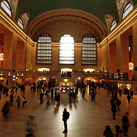 Buy canvas prints of A moment of stillness at Central Station, New York by Marja Ozwell
