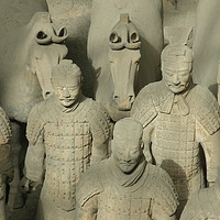 Buy canvas prints of Terracotta Army by Marja Ozwell