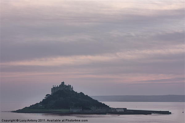 St Michaels Mount Picture Board by Lucy Antony