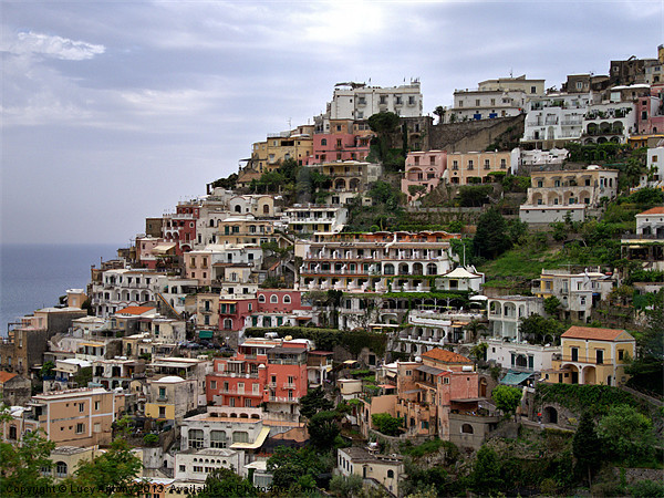 Positano, Amalfi Coast, Italy Picture Board by Lucy Antony