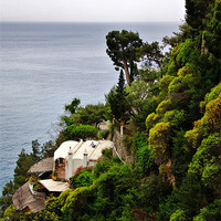 Buy canvas prints of hot tin roof, Amalfi by Lucy Antony