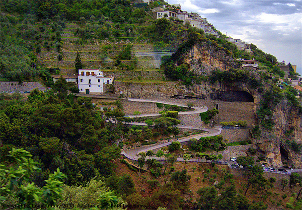 switchbacks, Amalfi  Italy Picture Board by Lucy Antony