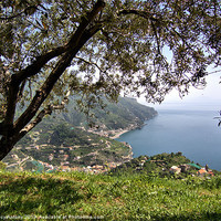 Buy canvas prints of View from Ravello, Italy by Lucy Antony