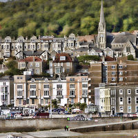 Buy canvas prints of  Weston Super Mare - The Old Town by Lucy Antony
