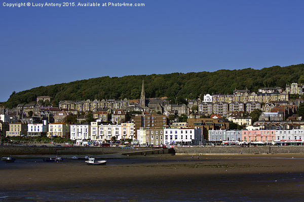  Towards the old town, Weston Super Mare Picture Board by Lucy Antony