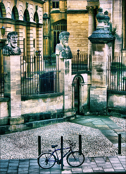 Oxford Heads, Sheldonian Theatre Picture Board by Lucy Antony