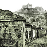 Buy canvas prints of Edinburgh Castle by Lucy Antony
