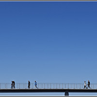 Buy canvas prints of Sky Bridge by Bruce Glasser