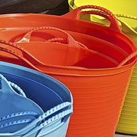 Buy canvas prints of BUCKETS by Bruce Glasser