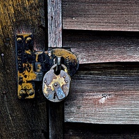 Buy canvas prints of LOCK by Bruce Glasser