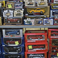 Buy canvas prints of  MODEL CARS by Bruce Glasser