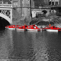 Buy canvas prints of River Ouse Boats by Allan Briggs