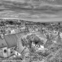 Buy canvas prints of St Ives Rooftops by Allan Briggs