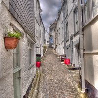Buy canvas prints of St. Ives Street by Allan Briggs