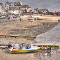 Buy canvas prints of St. Ives Beach by Allan Briggs