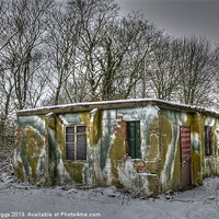 Buy canvas prints of WWII Building Rufforth Airfield by Allan Briggs