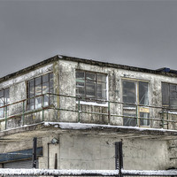 Buy canvas prints of WWII RAF Control Tower Rufforth Airfield by Allan Briggs