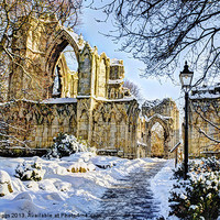 Buy canvas prints of St Marys Abbey York by Allan Briggs