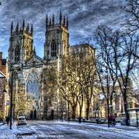 Buy canvas prints of York Minster by Allan Briggs