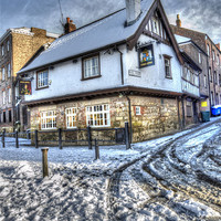 Buy canvas prints of The Kings Arms by Allan Briggs