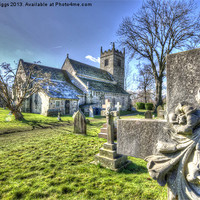 Buy canvas prints of St Oswalds Church, Collingham by Allan Briggs