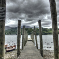 Buy canvas prints of Lake Windermere Jetty by Allan Briggs