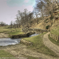 Buy canvas prints of Ford Over River Skell by Allan Briggs