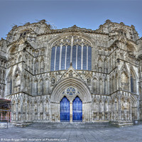 Buy canvas prints of York Minster Distorted by Allan Briggs