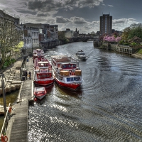 Buy canvas prints of River Ouse by Allan Briggs