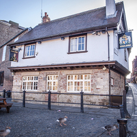 Buy canvas prints of  The Kings Arms by Allan Briggs