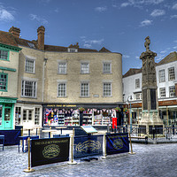 Buy canvas prints of The Old Butter Market in Canterbury by Allan Briggs