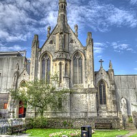 Buy canvas prints of St Thomas R C Church in Canterbury by Allan Briggs