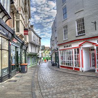 Buy canvas prints of Sun Street, Canterbury by Allan Briggs