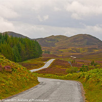 Buy canvas prints of Long and Winding Road by Chris Thaxter
