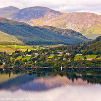 Buy canvas prints of Loch Tay North Shore by Chris Thaxter