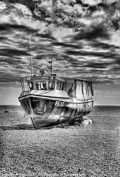 FE92 Dungeness Boat Picture Board by Chris Thaxter