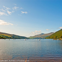 Buy canvas prints of Loch Tay from Kenmore by Chris Thaxter