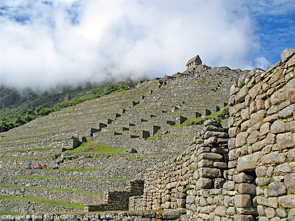 Machu Picchu 3 Picture Board by Chris Thaxter