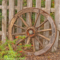 Buy canvas prints of Spare wheel by Chris Thaxter